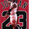 Michael Jordan - Jersey Wall Poster