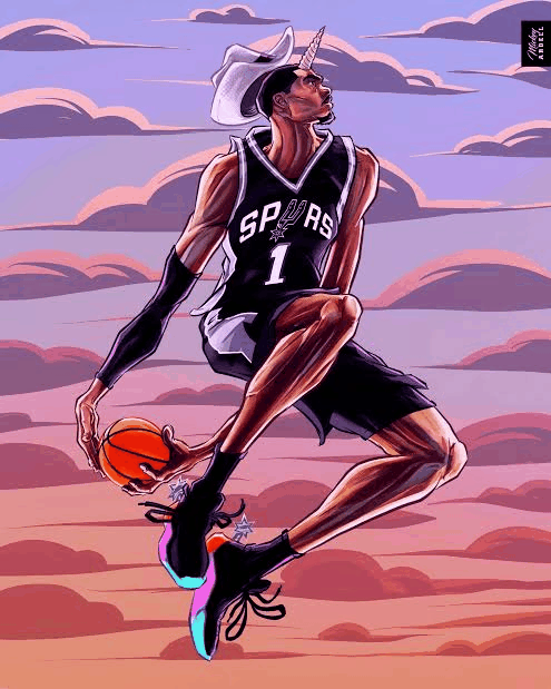 Art-wembycowbow.webp Wemby Art: Poster - 'The Unicorn Cowboy'