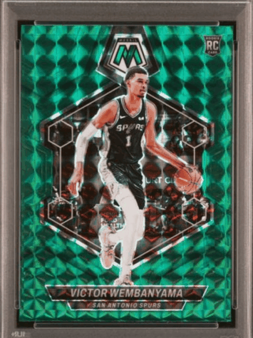 Victor Wembanyama Trading Card: 2023 Panini Mosaic Green Rookie RC