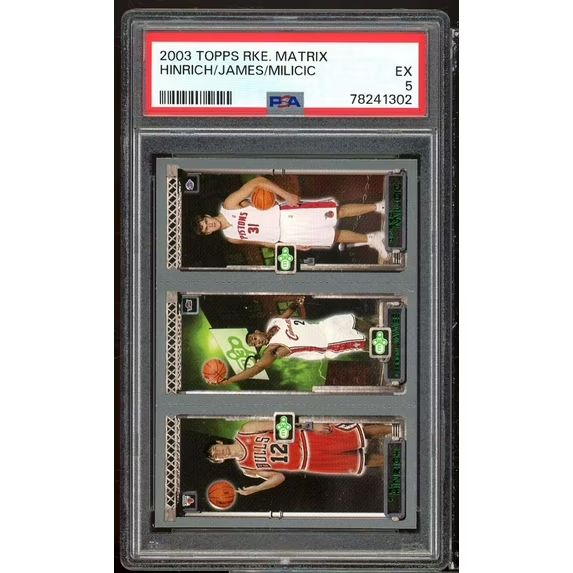 Lebron James Rookie Card 2003-04 Topps Rookie Matrix #11