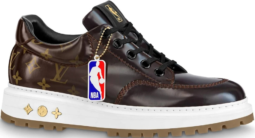 Louis Vuitton NBA Abbesses Derby Ebony Brown Monogram Sneaker Uk