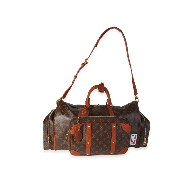 Louis Vuitton NBA Monogram Canvas Trio_Pocket Keepall Clasp