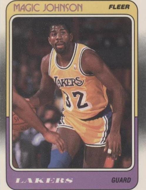Magic Johnson Trading Card: 1988 Fleer - # 67