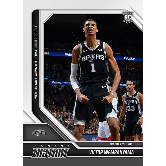 NBA-2023-24-Instant-Basketball-Victor-Wembanyama-19-Rookie-Wows-With-First-Double-Double
