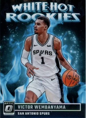 NBA-2023-24-Panini-Donruss-Optic-White-Hot-Rookies-Victor-Wembanyama-2-Rookie