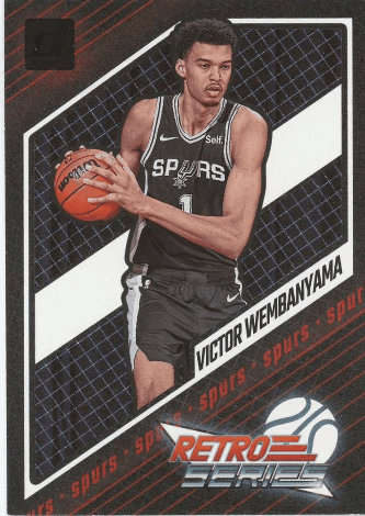 Victor Wembanyama Trading Card: NBA 2023-24 Panini Donruss Retro Series