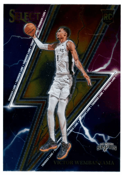 Victor Wembanyama Trading Card: 2023-24 Panini Thunder Lane #5 RC