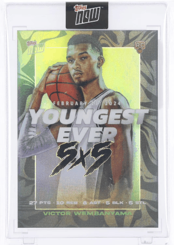 Victor Wembanyama Trading Card  NBA 2023-24 Topps NOW Trading Card VW-2