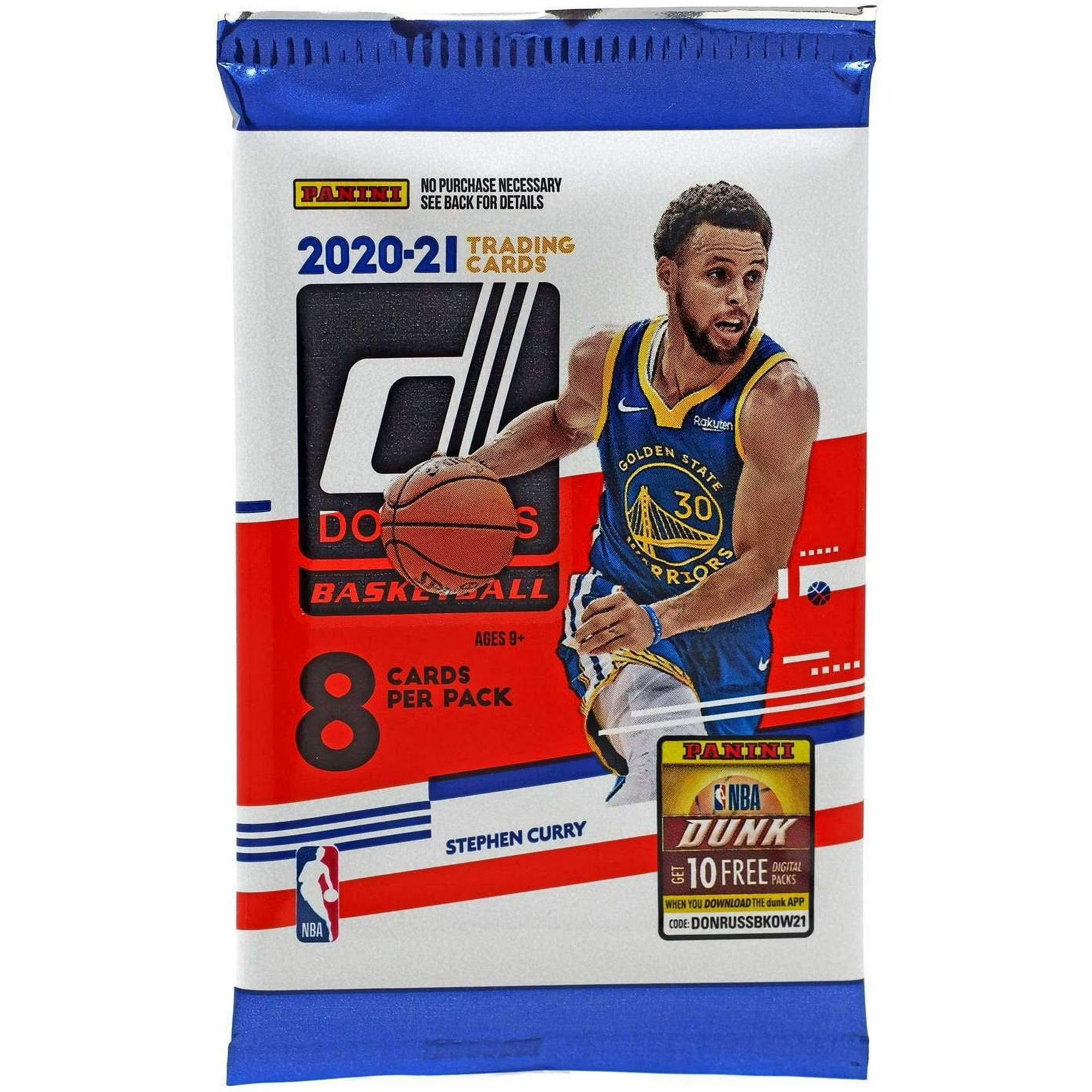 Stephan Curry - NBA Donruss 2020-21 Trading Card Pack