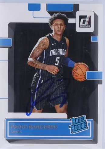 Paolo-Banchero-Orlando-Magic-Autographed-2022-23-Panini-Donruss-Rated-Rookie-201-Beckett-Fanatics-Witnessed-Authenticated-card.webp Paolo Banchero Autographed 2022-23 Panini Donruss Rookie #201 Fanatics Authentic