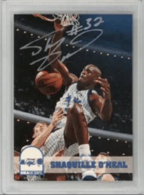 Shaquille O’Neal Hoops Autographed Rookie Card 1993