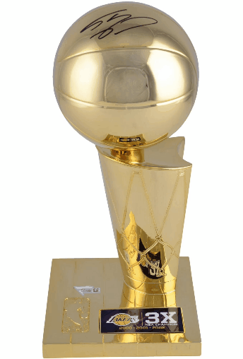 Shaquille-O-Neal-Los-Angeles-Lakers-Autographed-12-Replica-Trophy-Three-Time-Champion.webp Shaquille O'Neal Lakers Autographed 12" Replica Trophy - Three Time Champion