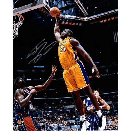 Shaquille O'Neal Autographed Poster