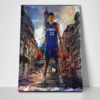 Victor Wembanyama Poster Wall Art: 'Taking The Streets of Paris'
