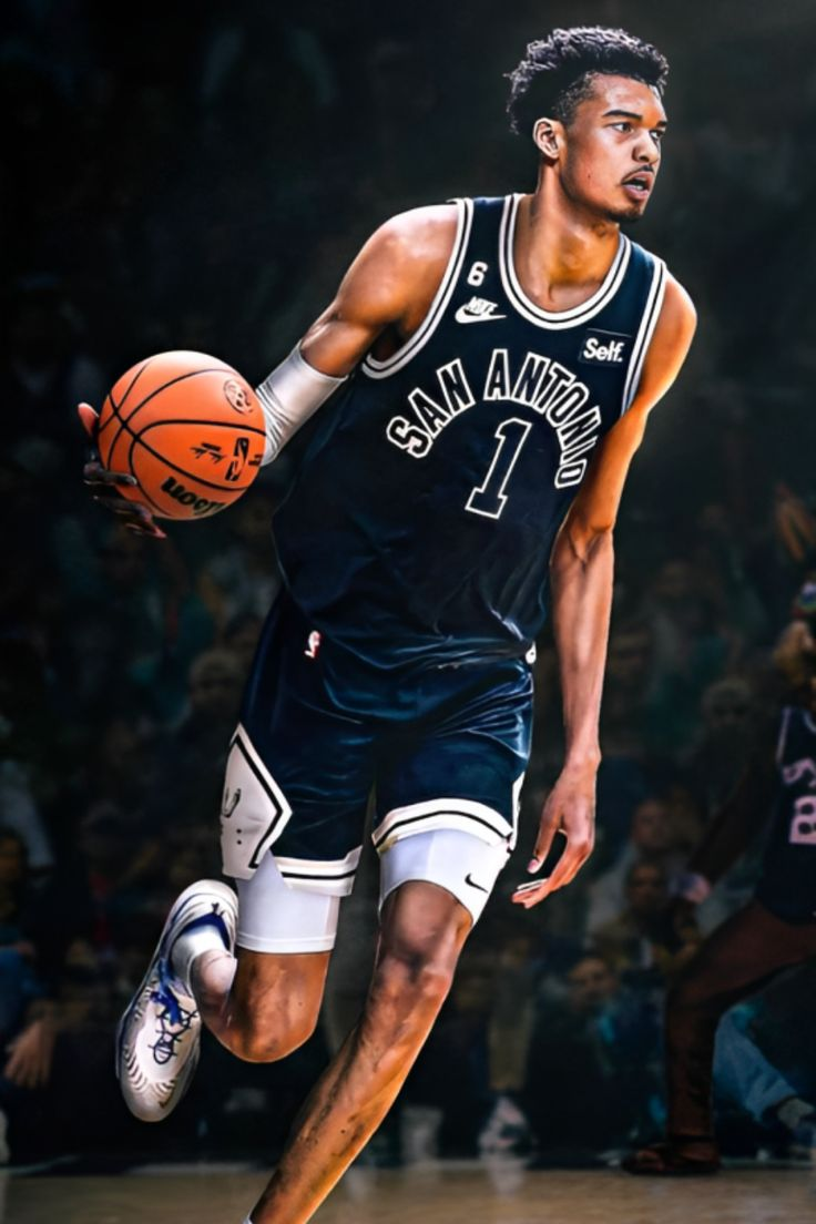 Wemby Art Poster NBA Feature Series 23 Wall Poster