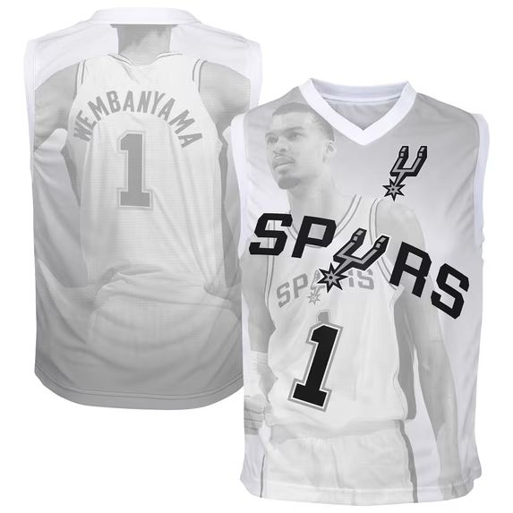 Victor Wembanyama Silver San Antonio Spurs Hometown Fashion Jersey