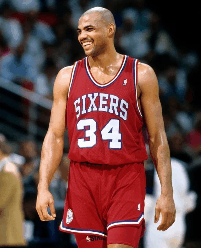 Charles Barkley 1990 -76ers - Glossy 8x10 Photo