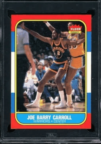 Joe Barry Carroll 1986 Fleer Trading Card
