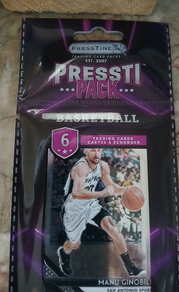 Manu Ganobili NBA Card Presstie pack