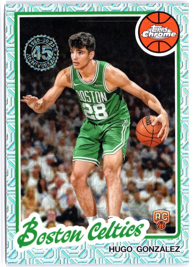 Hugo González Topps RC Boston Celtics