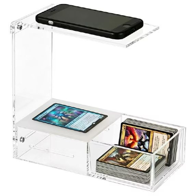Ergonomic Acrylic Card Scanner Stand
