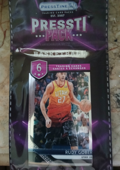 Rudy Gobert NBA Trading Card Pressti