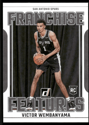 Victor Wembanyama Trading Card: 2023-24 Donruss Franchise Features