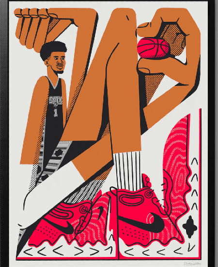 wemby-scrol-b-3.webp Victor Wembanyama - Wemby Art - Picasso Style: 'The Stretch'