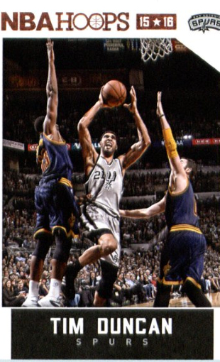 2015-16-Hoops-nu-60-Tim-Duncan-San-Antonio-Spurs-NBA-Basketball-Trading-Card