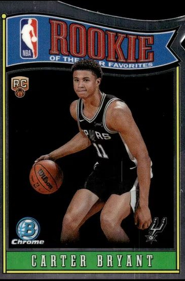 2025-26-Bowman-Rookie-of-the-Year-Favorites-nu-RY-14-Carter-Bryant-San-Antonio-Spurs-NBA-Basketball-Trading-Card-M4.webp 2025-26-Bowman-Rookie-of-the-Year-Favorites-nu-RY-14-Carter-Bryant-San-Antonio-Spurs-NBA-Basketball-Trading-Card-