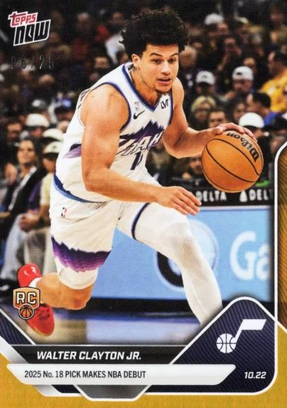 2025-Topps-Now-Walter-Clayton-Jr-nu-16-Orange-Foil-25-Utah-Jazz-Rookie-RC-Basketball-Card-M100.webp 2025-Topps-Now-Walter-Clayton-Jr-nu-16-Orange-Foil-25-Utah-Jazz-Rookie-RC-Basketball-Card