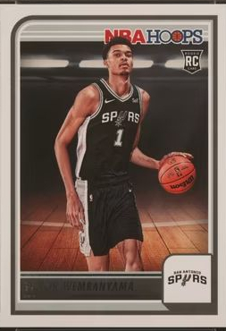 Victor Wembanyama 2023 Panini Hoops Rookie Card nu-277 Graded