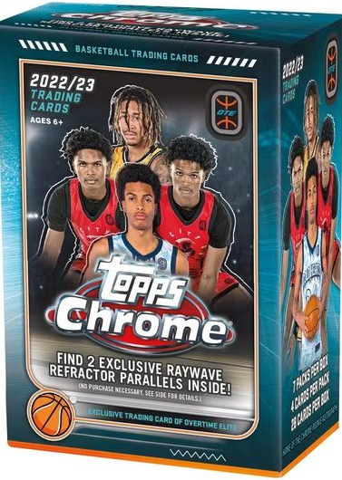 cut-2022-23-Topps-Chrome-Overtime-Elite-Basketball-Factory-Sealed-Value-Box-M- (1) 2022-23-Topps-Chrome-Overtime-Elite-Basketball-Factory-Sealed-Value-Box