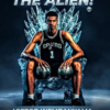 Victor Wembanyama Glossy Wall Poster: The Alien Original Art Poster