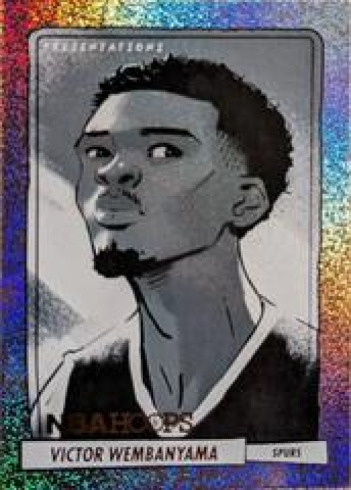 vw-show-card Victor Wembanyama Show Card 2023 Panini Hoops Presentations #20